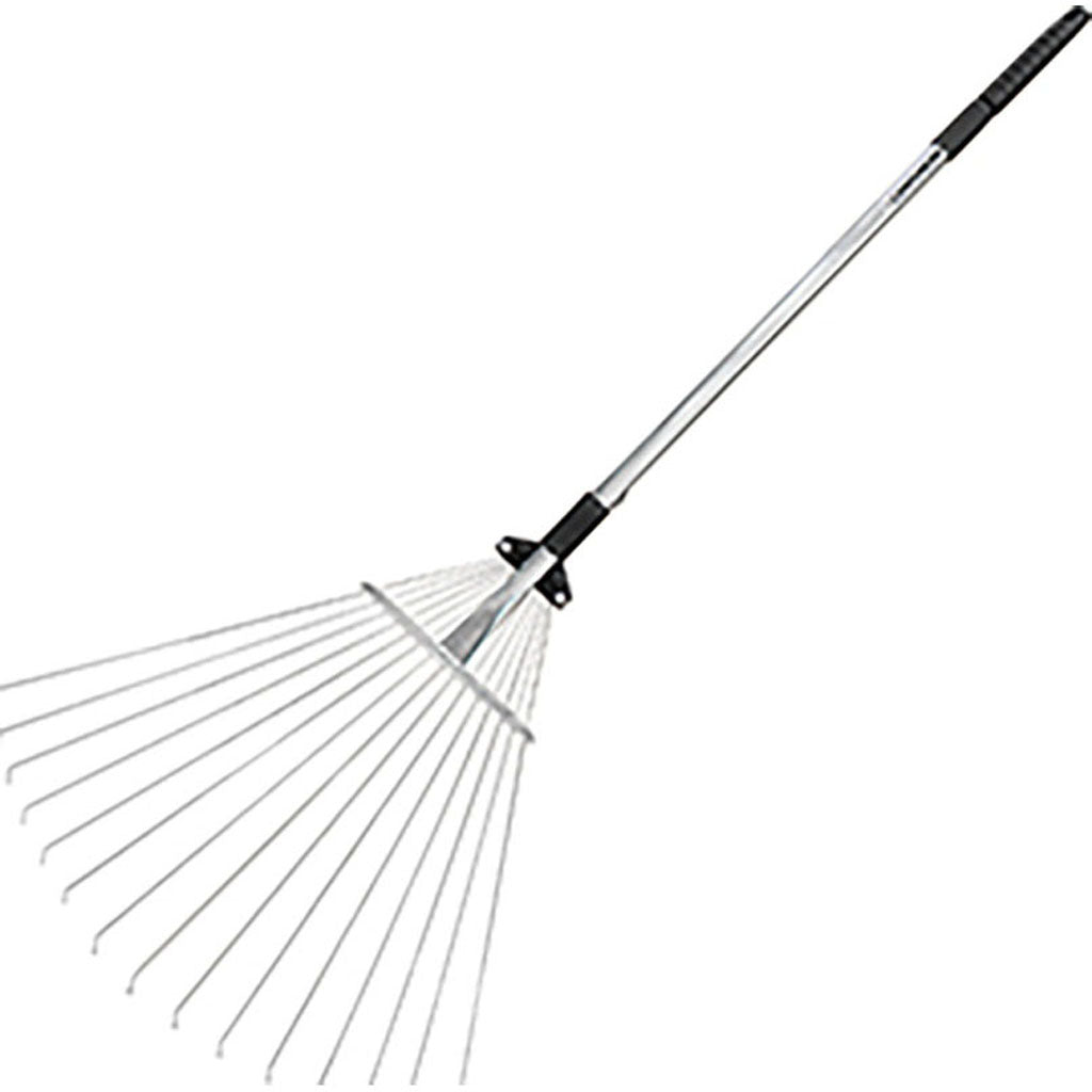 Adjustable Metal Leaf Rake With Telescopic Handle