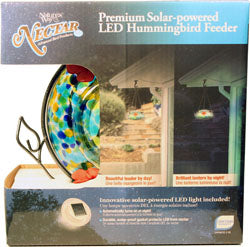 Illuminated Top Fill Hummingbird Feeder (BLUE, 16 OZ CAP)