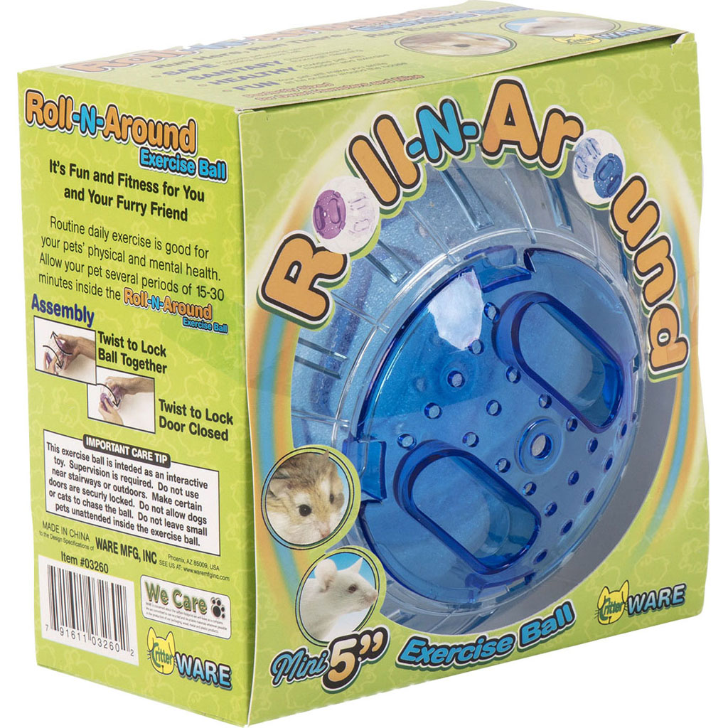 Roll-N-Around Small Animal Exercise Ball (ASSORTED, MINI)
