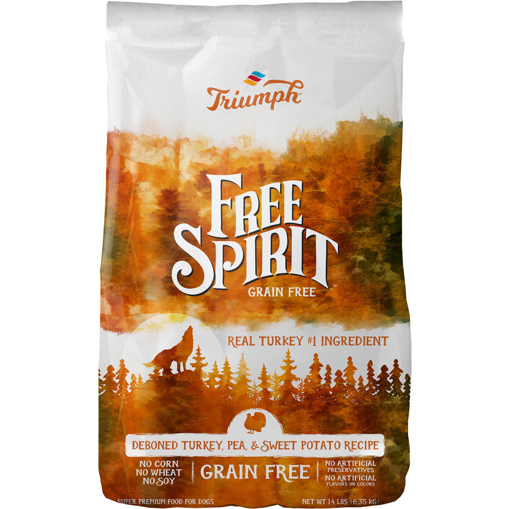 Triumph Grain Free Dog Food (TURKEY/SWEET PO, 14 LB)