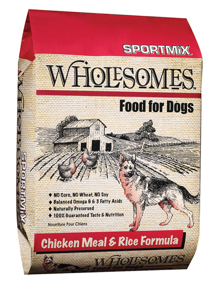 Wholesomes Whole Grain Adult Dog Food (CHICKEN/RICE, 40 LB)