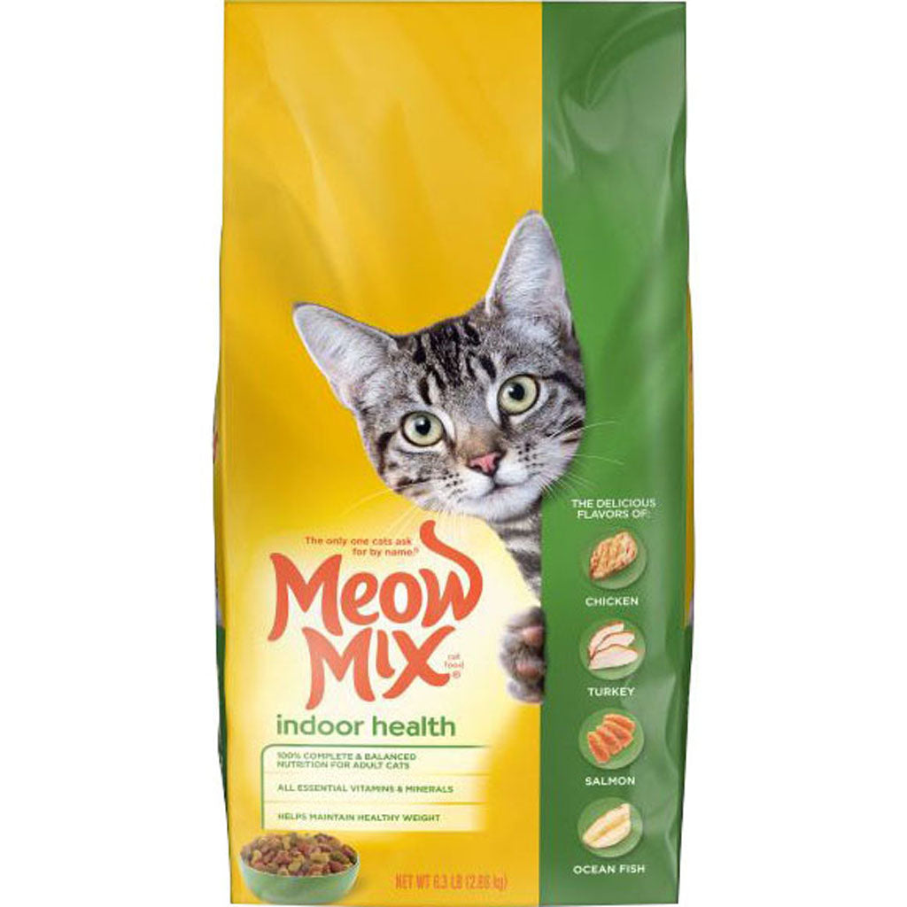 Meow Mix Indoor Health Dry Cat Food (CHICKEN/TURKEY/, 6.3 LB)