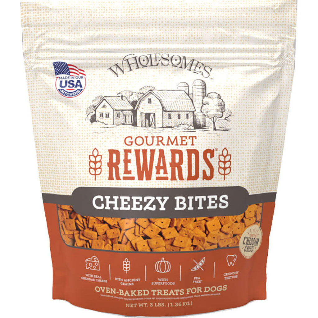 Wholesomes Rewards Gourmet Biscuits (CHEDDAR CHEESE, 3 LB)
