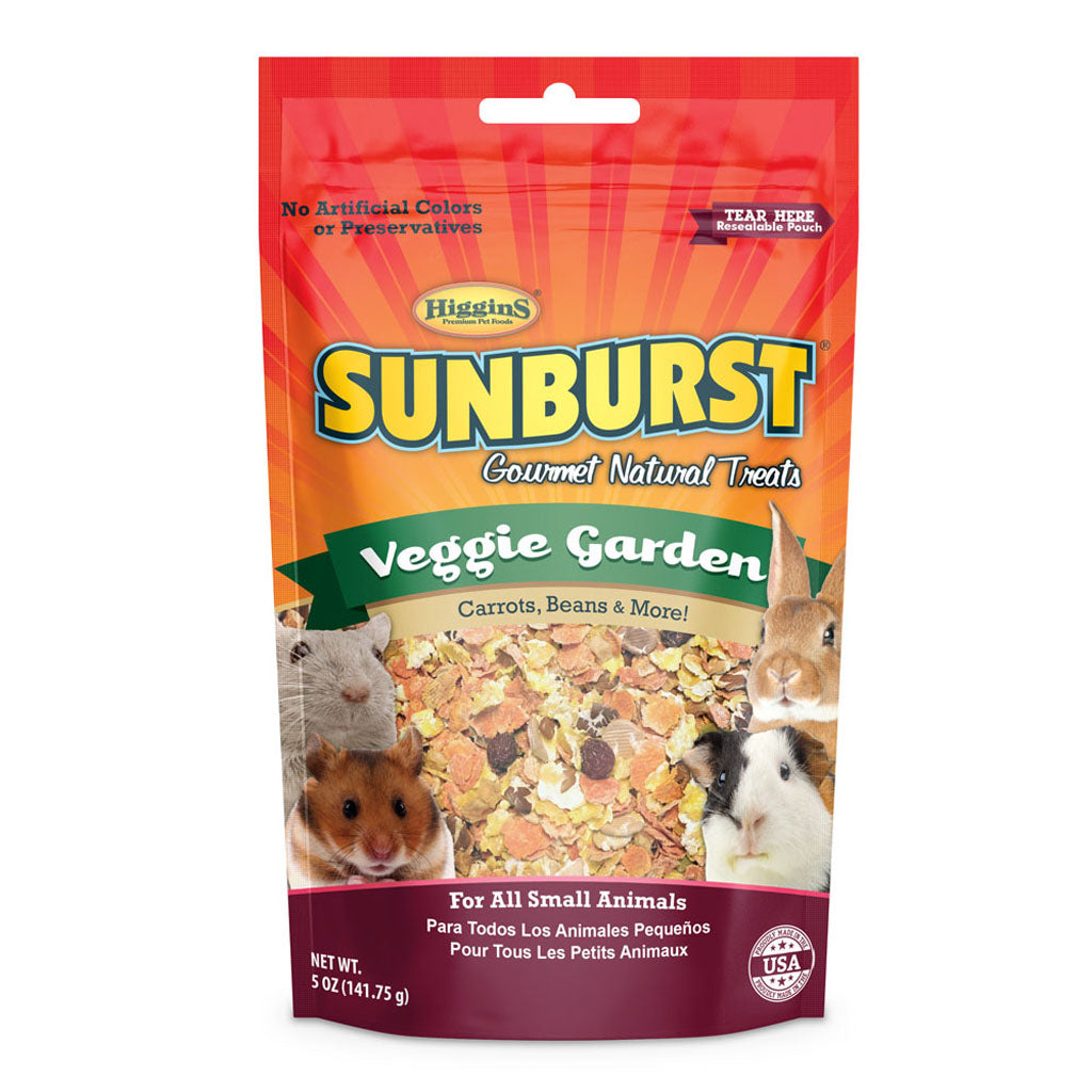 Sunburst Gourmet Natural Small Animal Treat (VEGGIE GARDEN, 5 OZ)