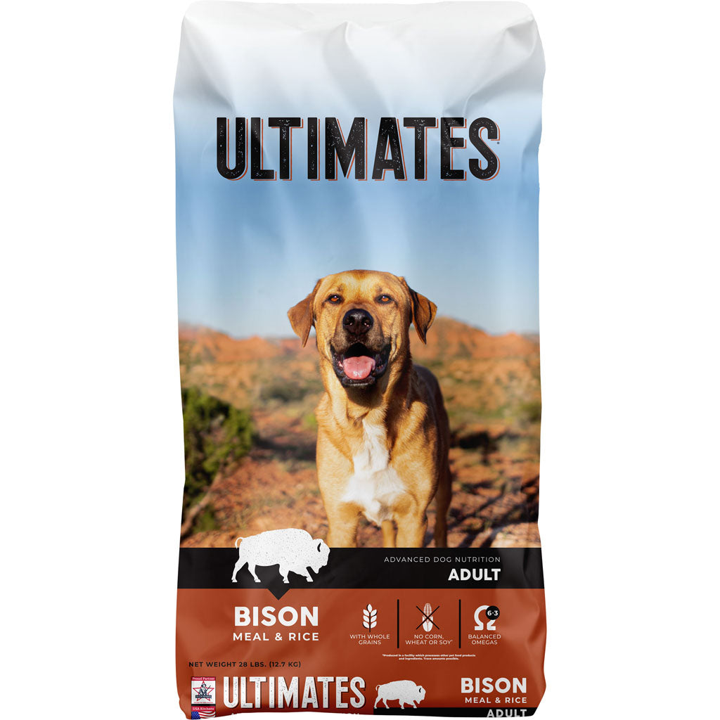 Ultimates Advanced Nutrition Adult Dog Food (BISON/RICE, 28 LB)