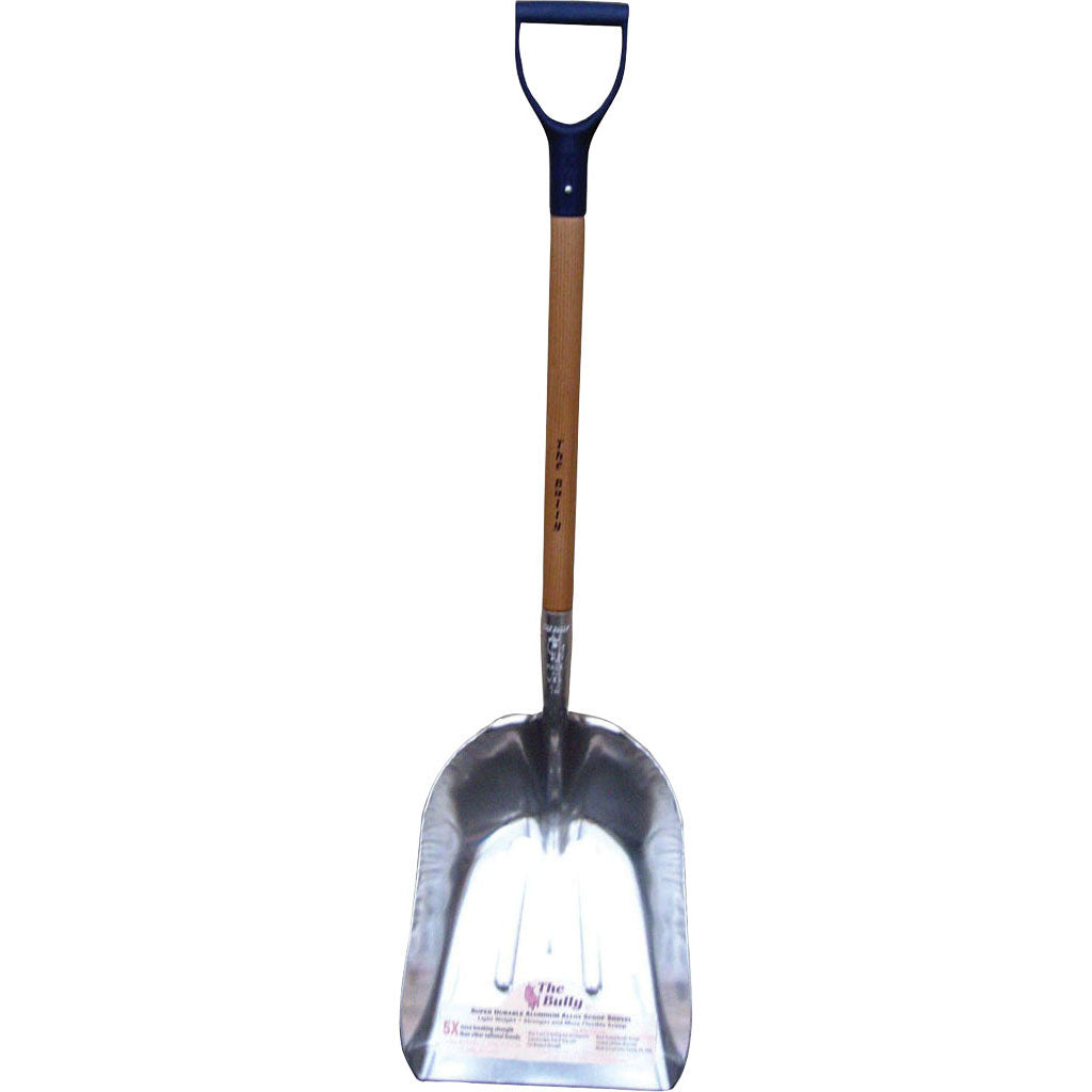 Bully #14 Scoop Shovel W/Wearstrip D Handle (30 IN)