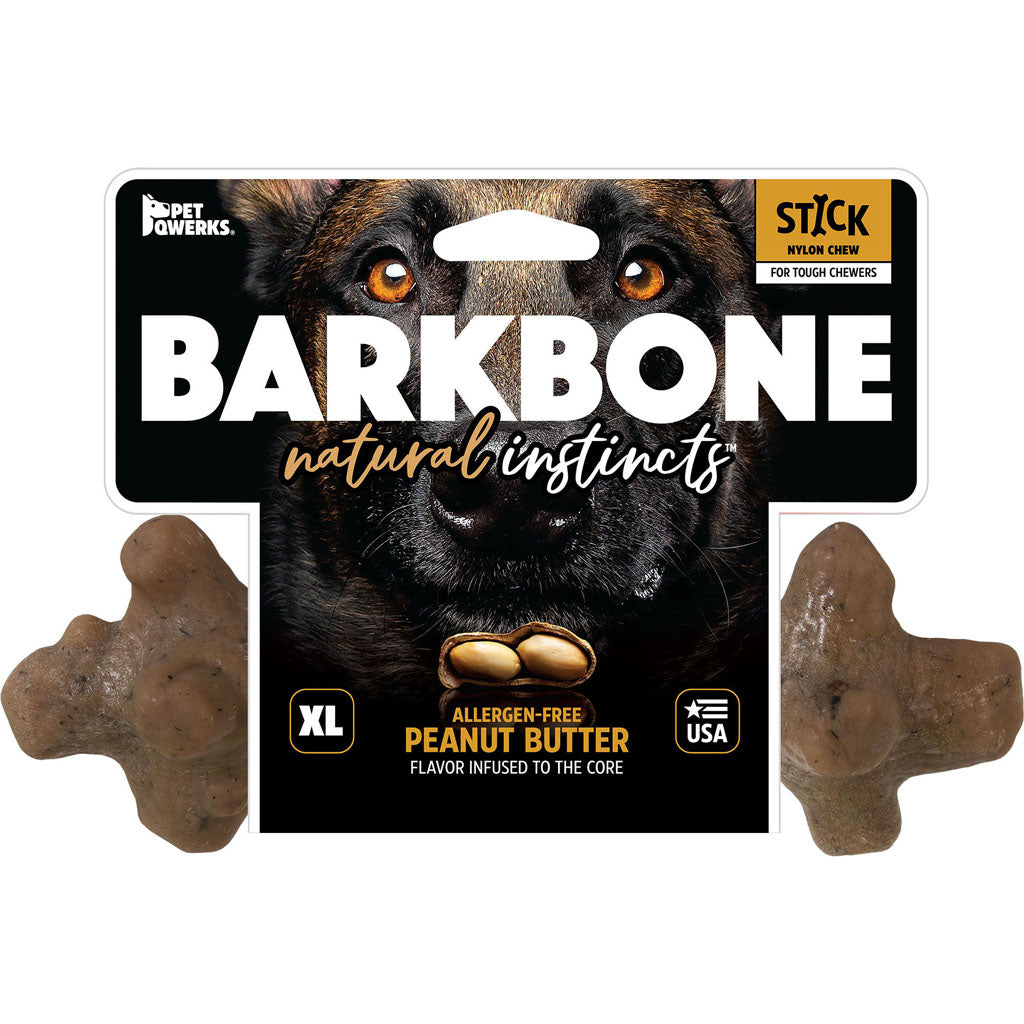 Barkbone Stick Usa Nylon Dog Chew (PEANUT BUTTER, XL)