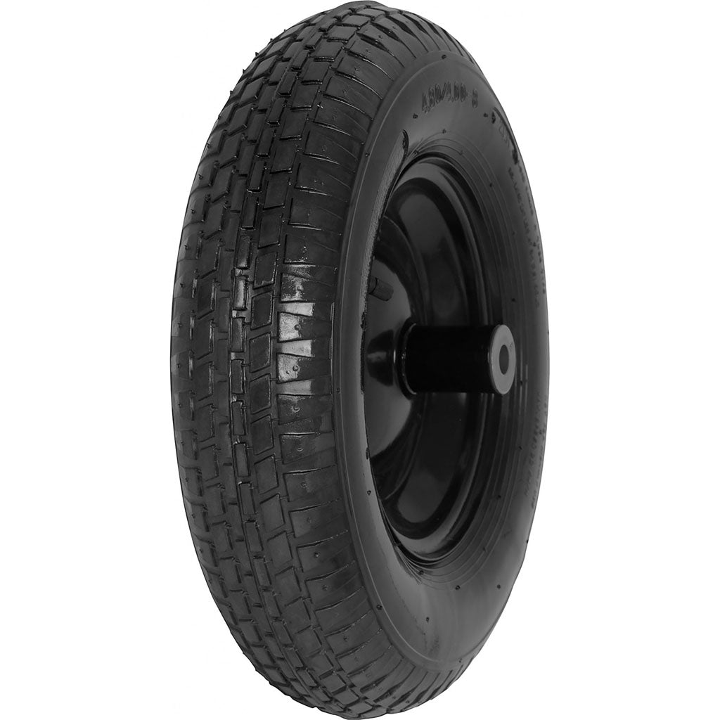 True Temper Replacement Wheel Assembly (BLACK, 8 IN)
