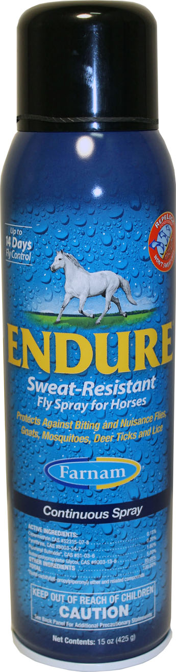 Endure Sweat Resistant Fly Spray (15 OZ)