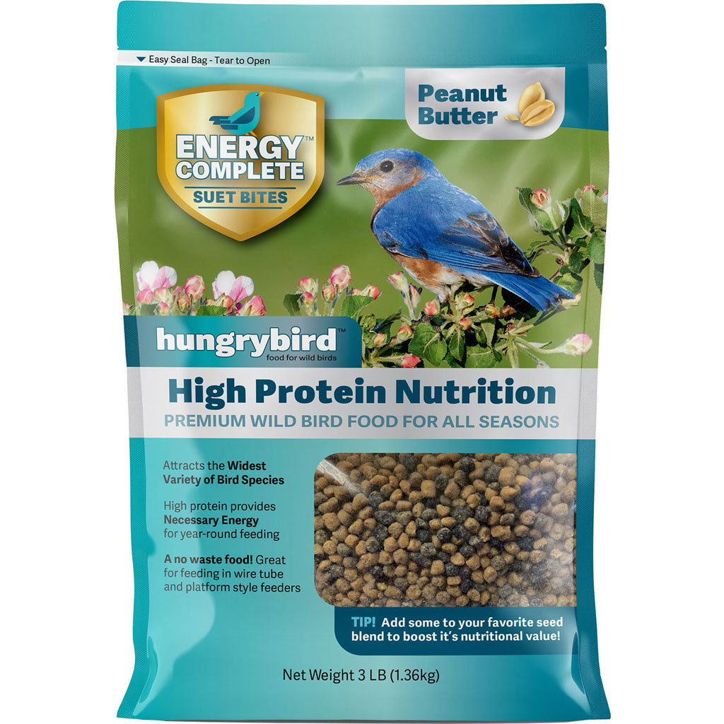 Hungrybird Energy Complete Suet Bites (PEANUT, 3 LB)