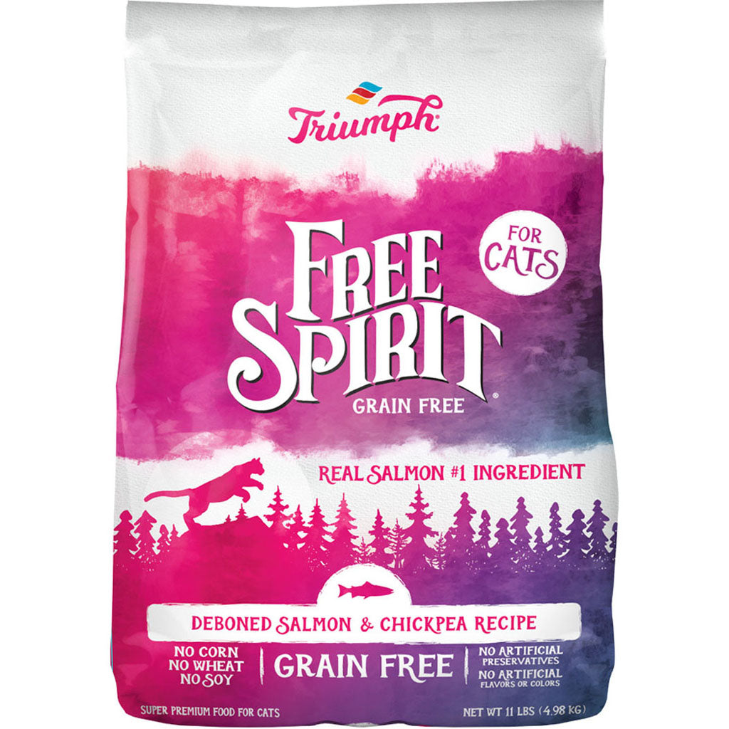 Free Spirit Cat Food (SALMON/CHICKPEA, 11 LB)