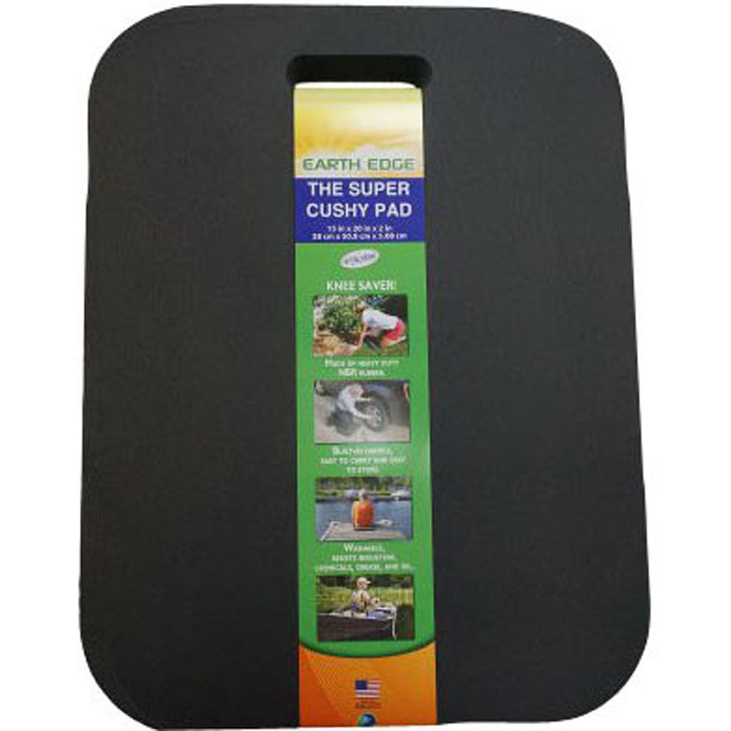 Earth Edge Super Cushy Kneeling Pad (BLACK, 15X20 IN)