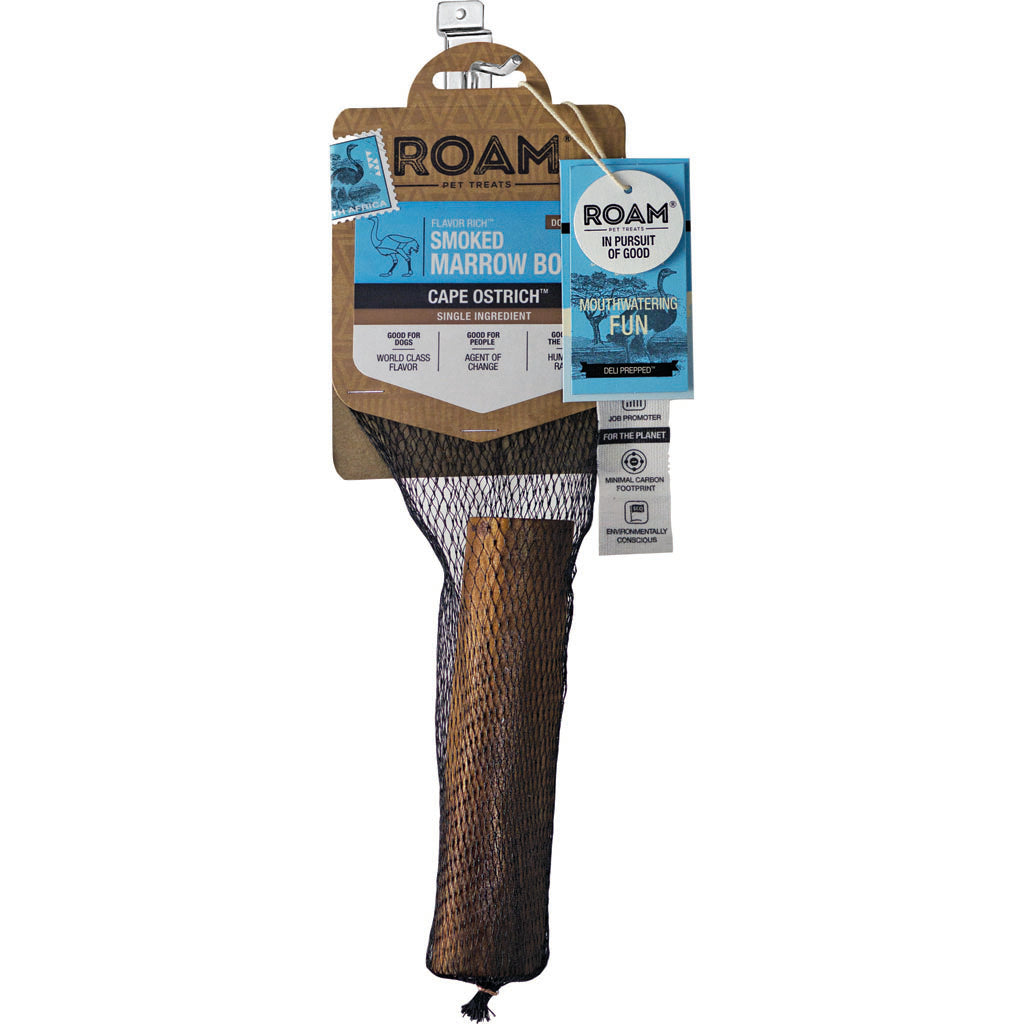 Roam Flavor Rich Smoked Marrow Bone (OSTRICH, LG-1 PK)