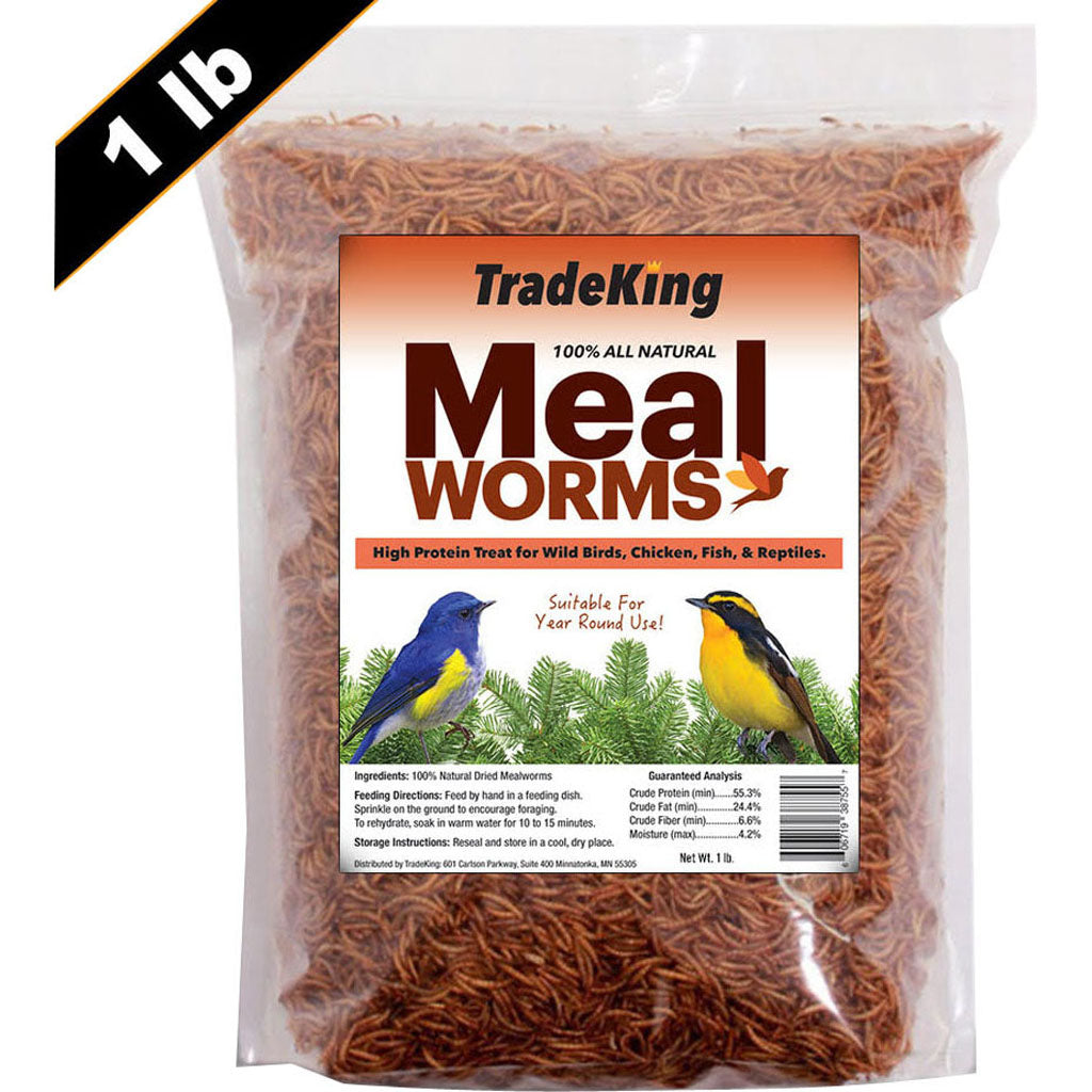Tradeking Dried Mealworms (1 LB)