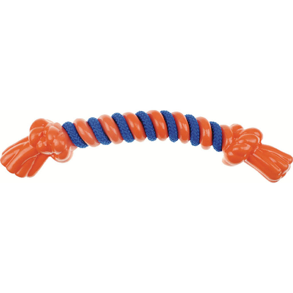 Infinity Tpr/Rope Bone Dog Toy (ORANGE, LG - 14 IN)