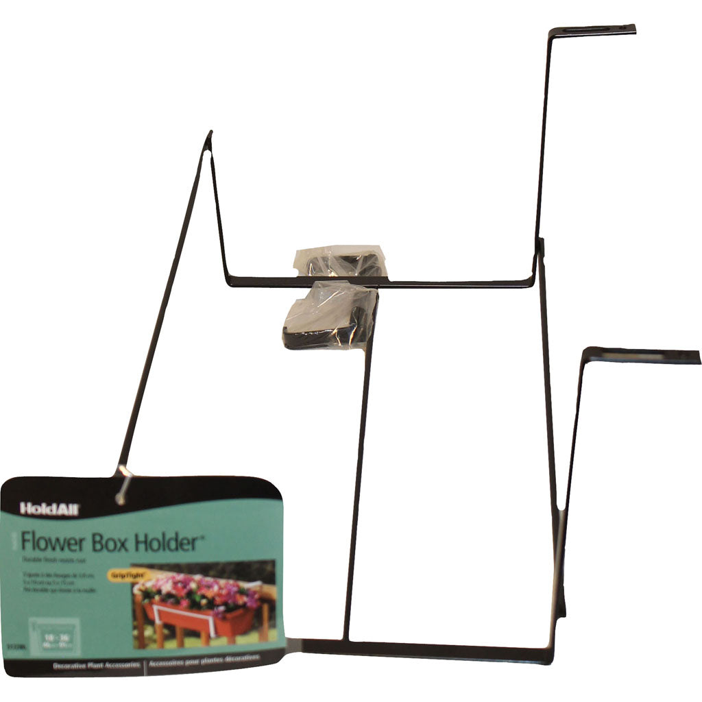 Open End Adjustable Flower Box Holder (BLACK, 18-36 IN) [086296]