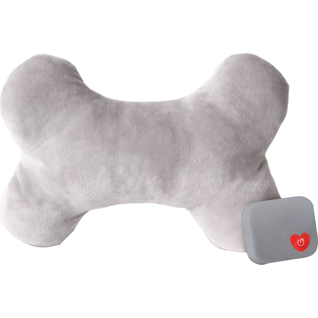 Mother'S Heartbeat Puppy Bone Pillow (GRAY, LG)
