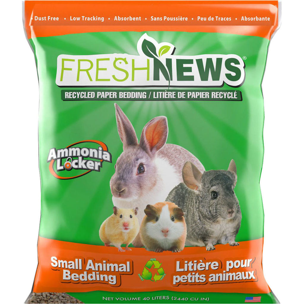 Fresh News Small Animal Bedding (GRAY, 40 L)