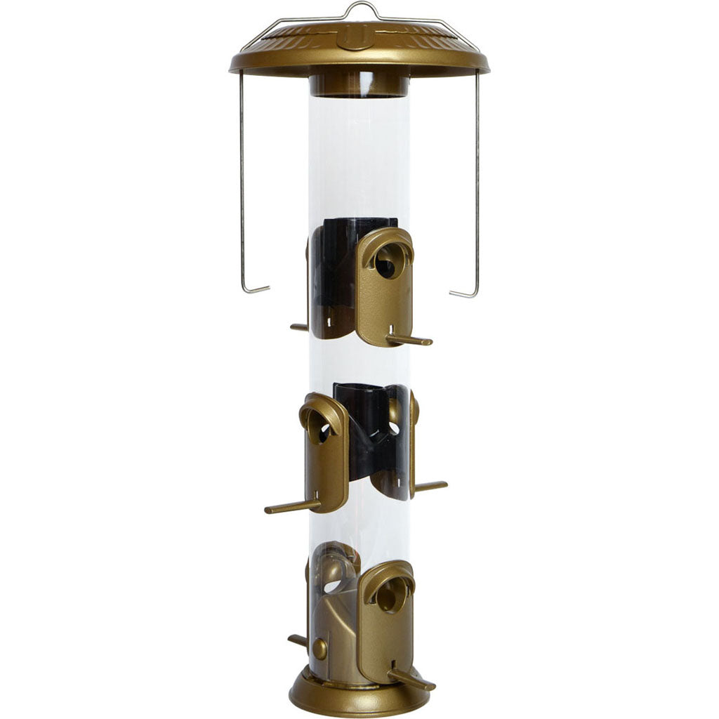 Deluxe Funnel Flip-Top Tube Feeder (1.4 QT CAP)