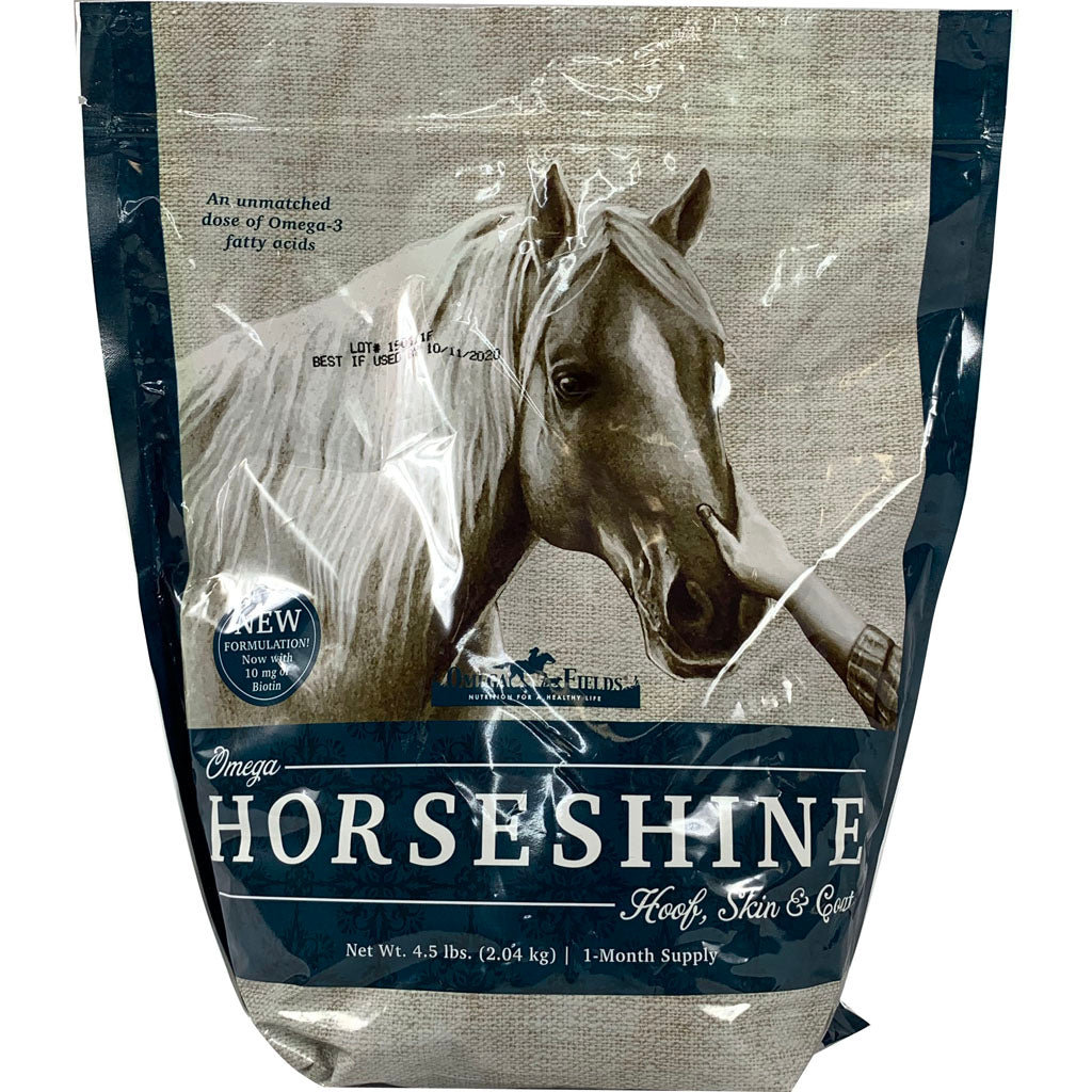 Omega Horseshine Supplement For Horses (4.5 LB)