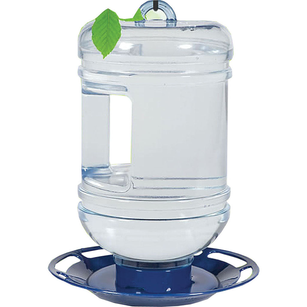 Water Cooler Bird Waterer (BLUE, 1.5 QT CAP)