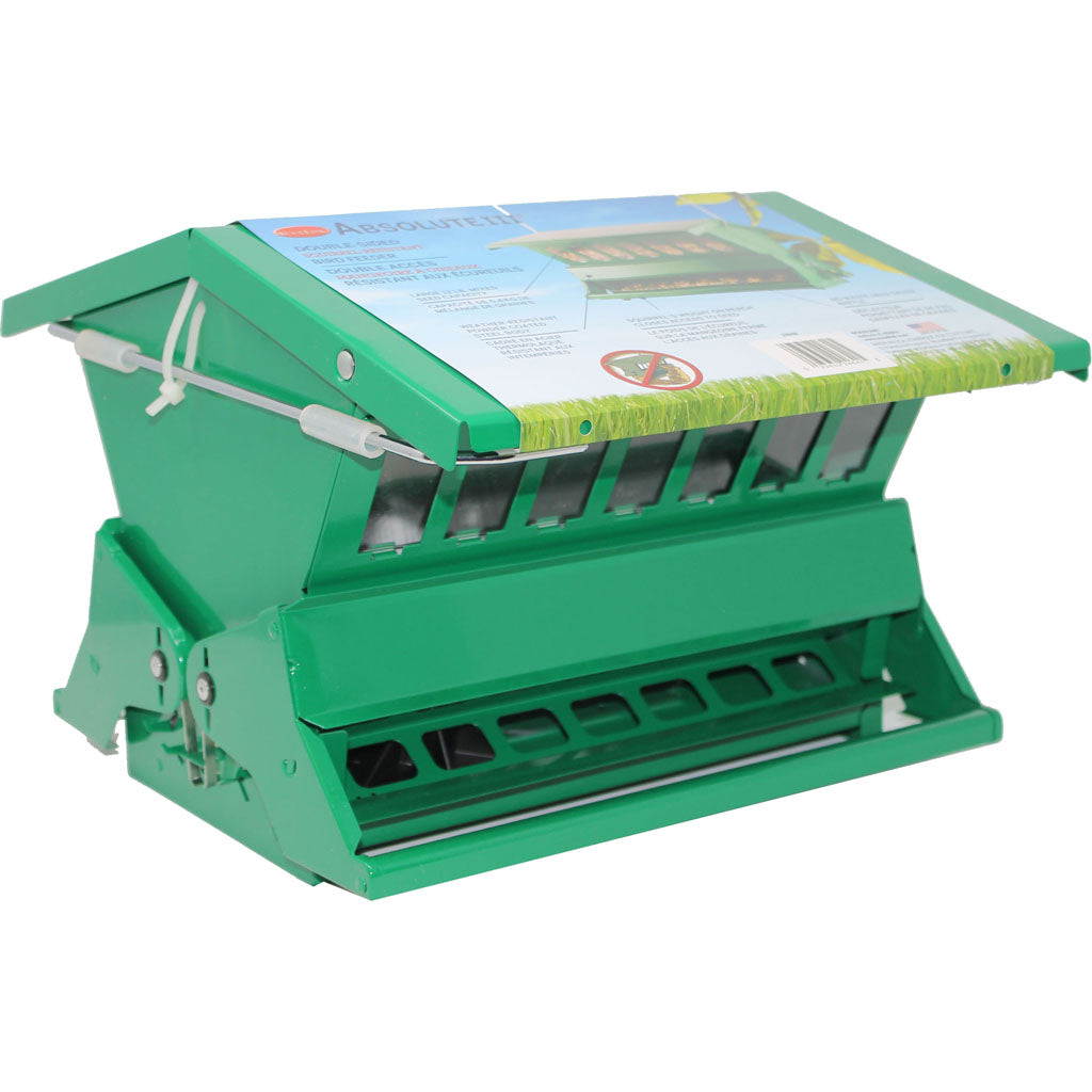 Absolute Iii Squirrel-Resistant Feeder (GREEN, 13.5X16X11.3 IN)