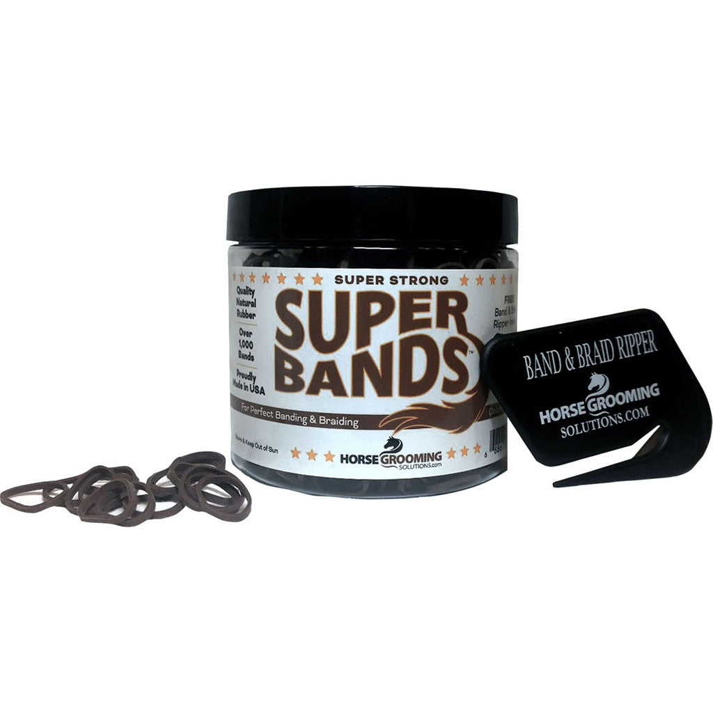 Healthy Haircare Super Bands (BROWN, 1/4 LB)