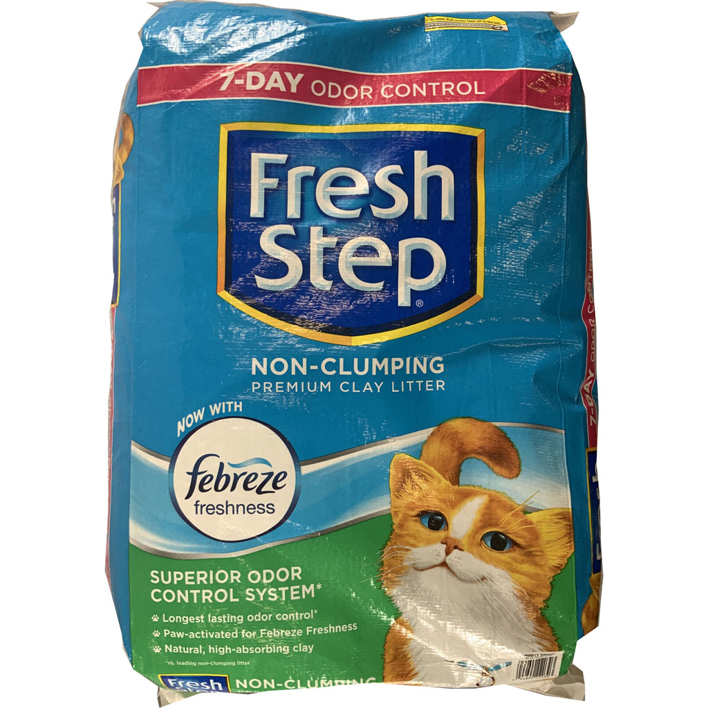 Fresh Step Premium Non-Clumping Clay Litter (35 LB)