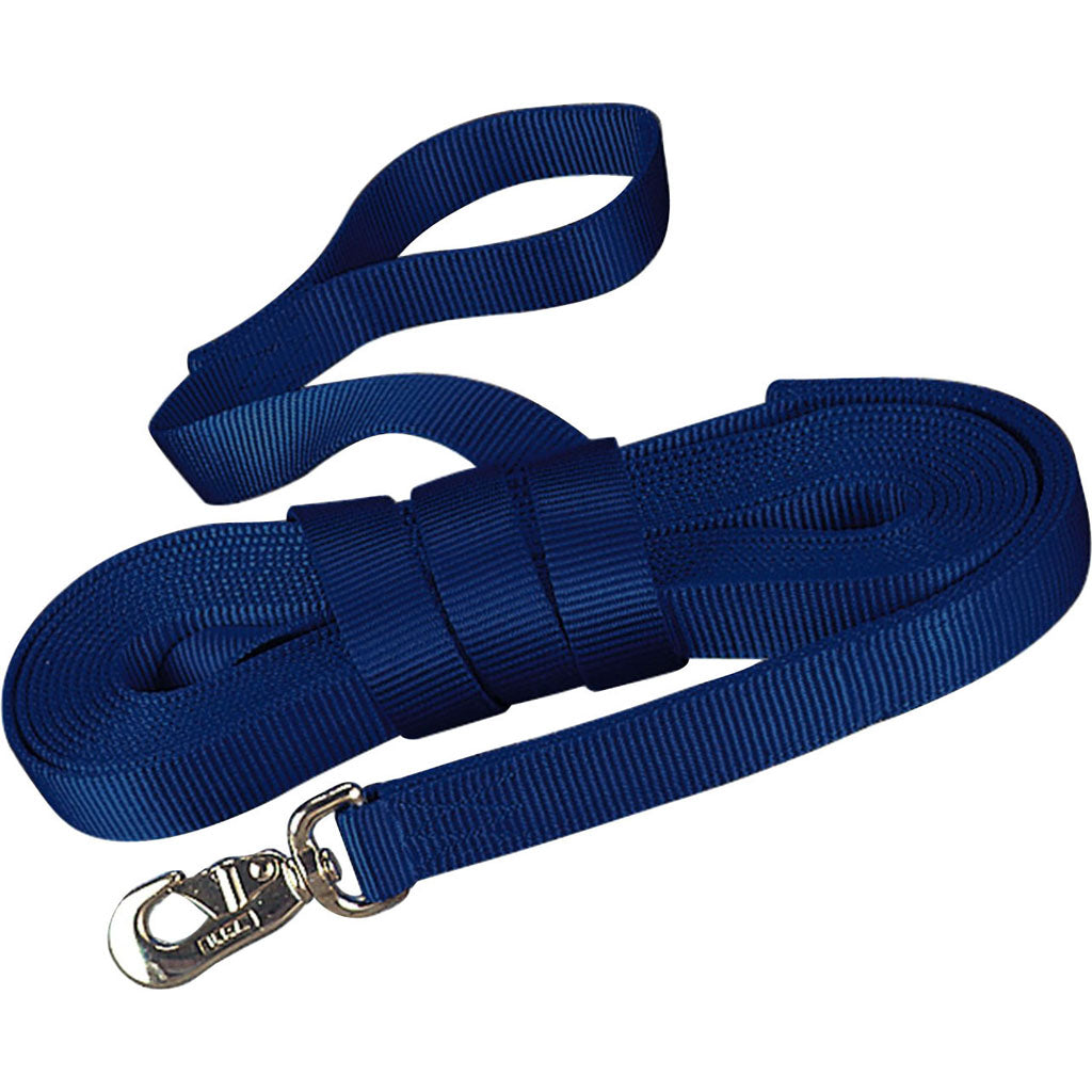 Hamilton Single Thick Lunge Line W/Swivel (NAVY, 26 FT)