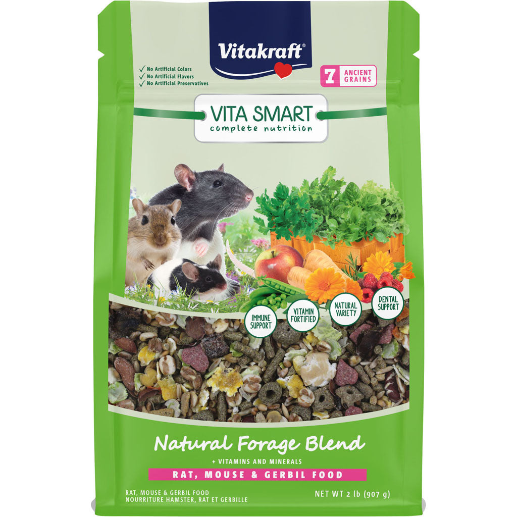 Vita Smart Forage Blend Rat/Mouse/Gerbil Food (2 LB)
