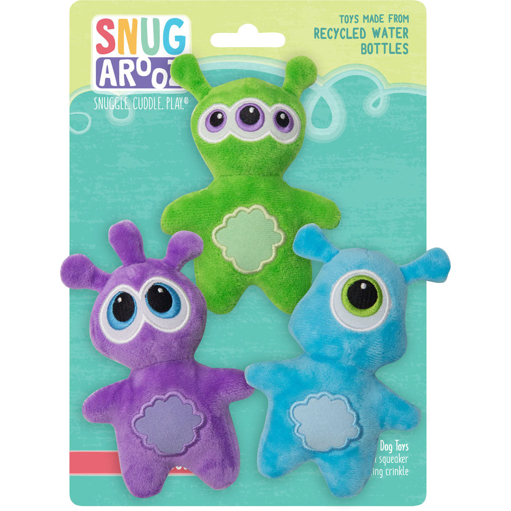 Snugarooz Oooooooo Aliens 3pk (8.5IN -3 PK)