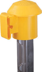 T Post Top'R Safety Top & Electric Fence Insulator (YELLOW, 10 PK)
