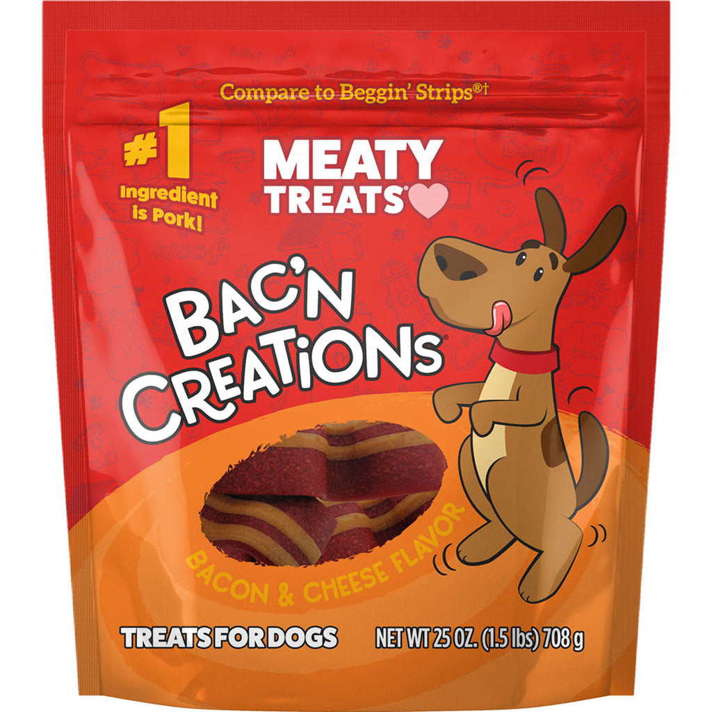 Meaty Treats Bac'N Creations (BACON, 25 OZ)