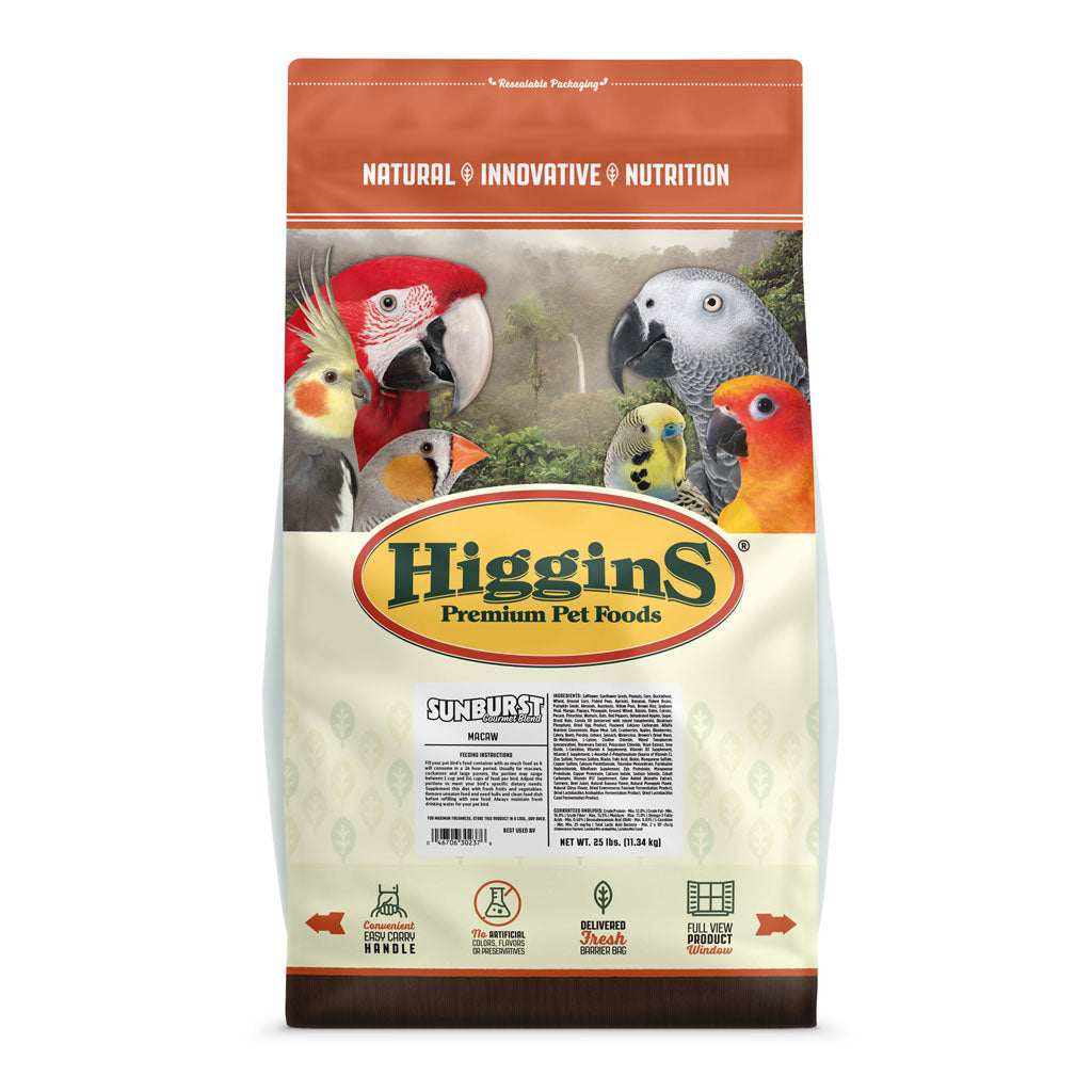 Sunburst Gourmet Blend Macaw (25 LB)