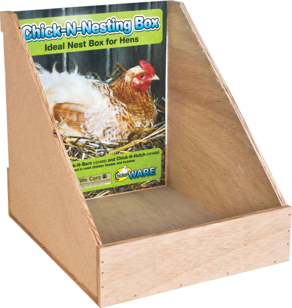 Chicken Wooden Nesting Box (11.25X12.75X12.)