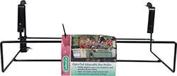 Open End Adjustable Flower Box Holder (BLACK, 18-36 IN) [619057]