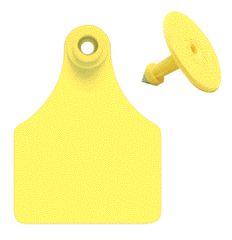 Allflex Livestock Tag Blank (YELLOW, L FEM-S MALE)