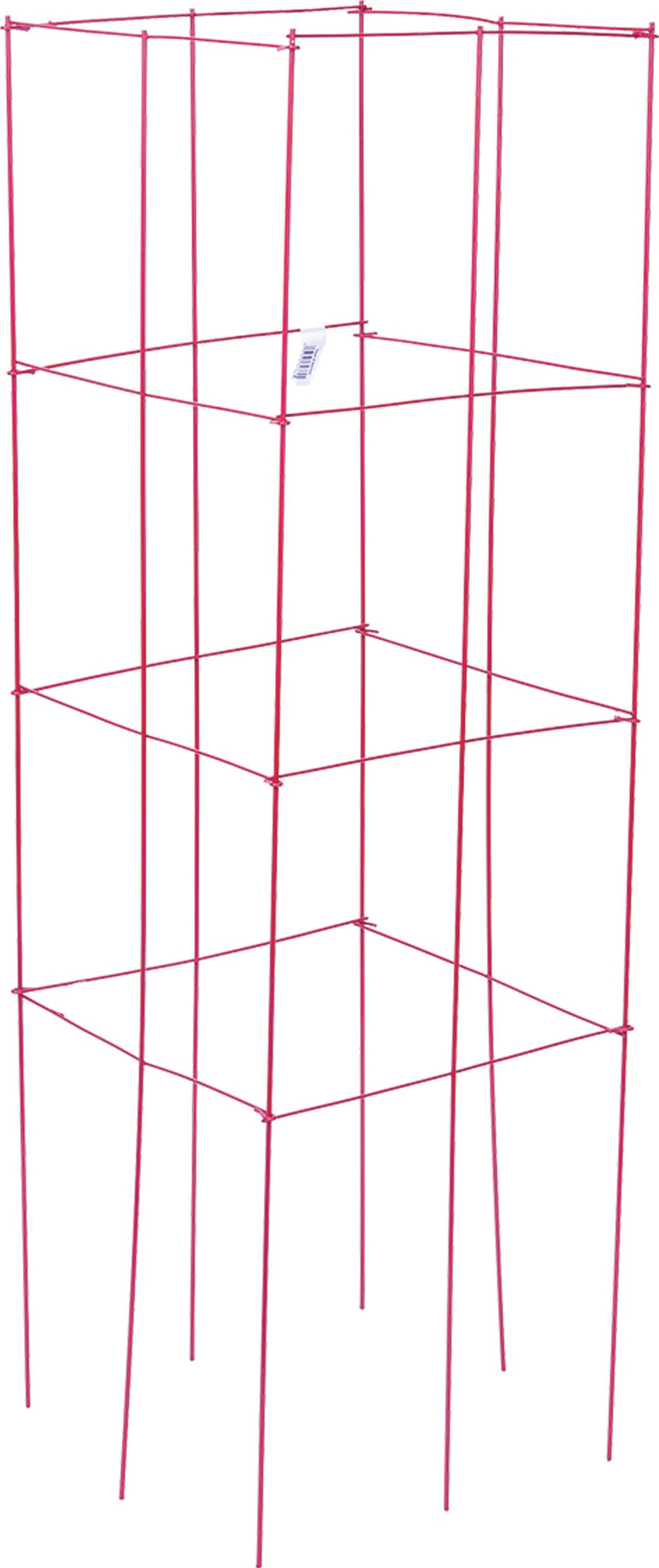 Heavy Duty 4 Panel Tomato Tower Cage (RED, 47 IN)