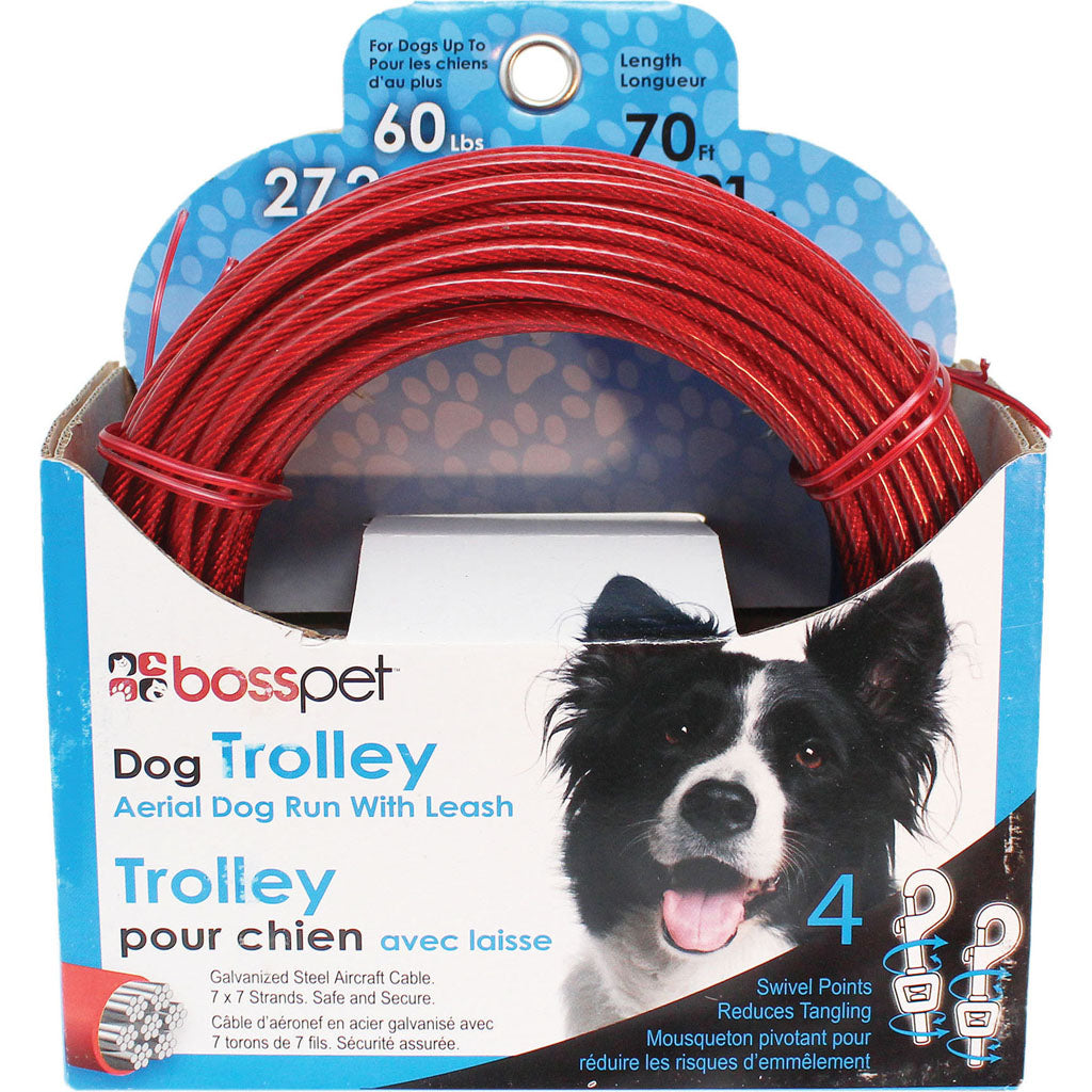 Boss Pet Dog Trolley System (70-100 FT)