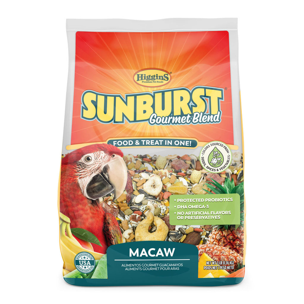 Sunburst Gourmet Blend Macaw (3 LB)