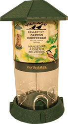 Village Collection Gazebo Bird Feeder (GREEN, 2.25 LB CAP)