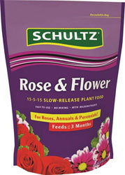 Rose & Flower Slow Release Plant Food 15-5-15 (3.5 LB)
