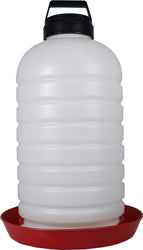 Farm-Tuff Top Fill Poultry & Game Bird Fountain (OPAQUE/RED, 7 GAL)