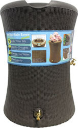 Impressions Willow Rain Barrel (DARK BROWN, 65 GAL)