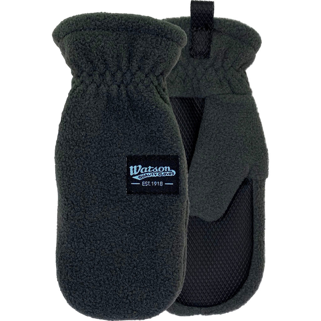 Watson Gloves Kids Fleece Navidad Wastenot Fabric (BROWN, XXS)