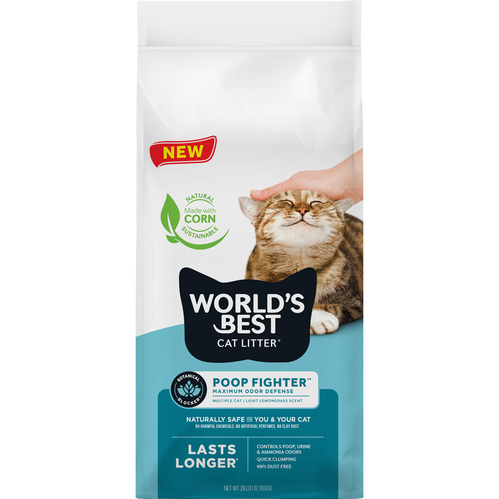 World'S Best Cat Litter Poop Fighter Multicat (28 LB)