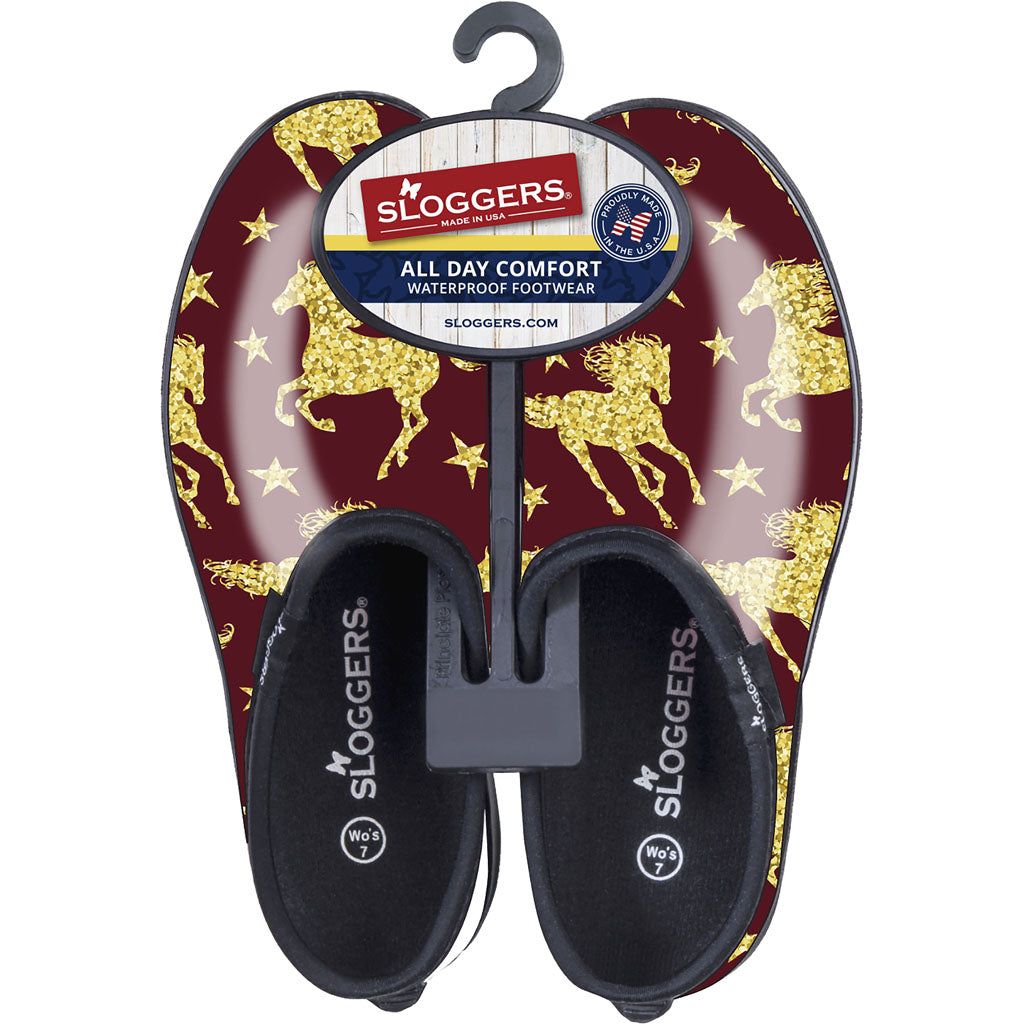 Sloggers Womens Waterproof Comfort Shoe (HORSE STAR BARN, SZ 9)