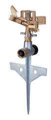 Metal Pulsating Sprinkler W/Step Spike (85 FT DIAM)