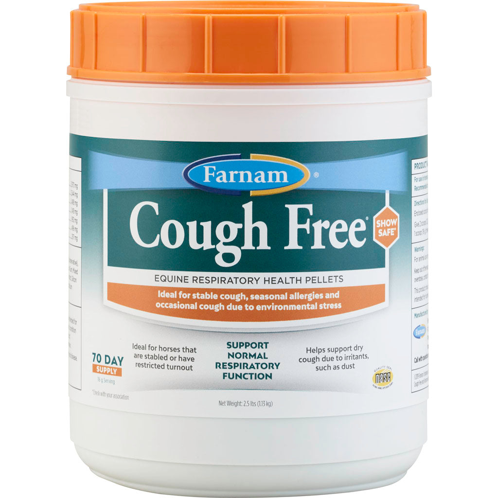 Cough Free Equine Respiratory Pellets (2.5 LB)