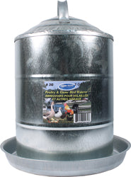 Farm-Tuff Galvanized Poultry & Game Bird Waterer (3 GAL)